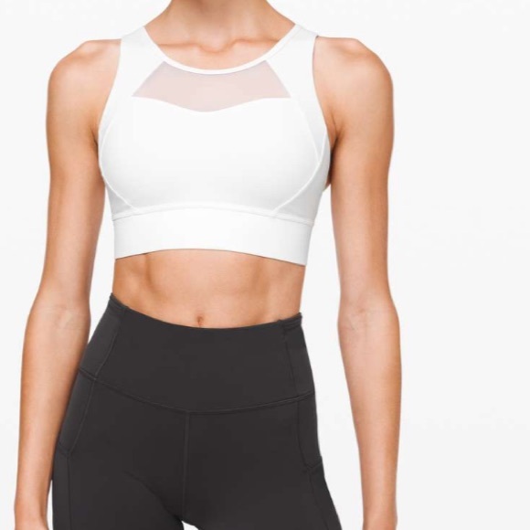 lululemon athletica Other - Lululemon Breathe it In Bra White Size 6